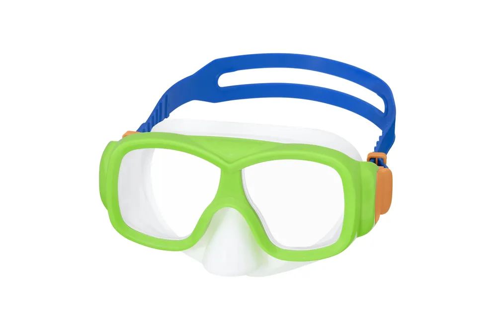Explora Essential™ Tauchmaske ab 7 Jahren, Grün Geprüft
