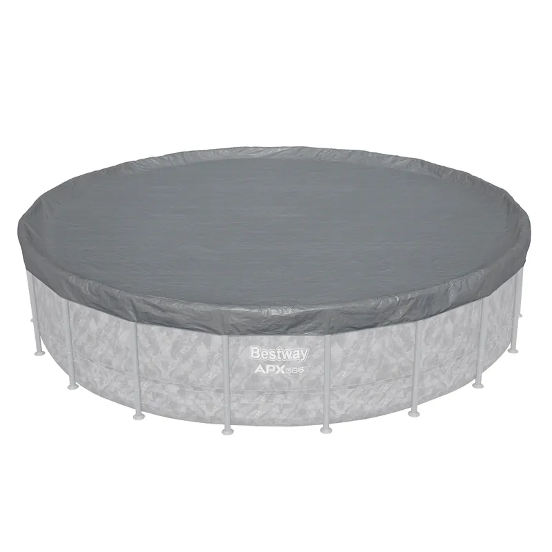 Jetzt Bestellen Winterfeste Premium-Abdeckplane passend für 610 cm Pools, grau, rund
