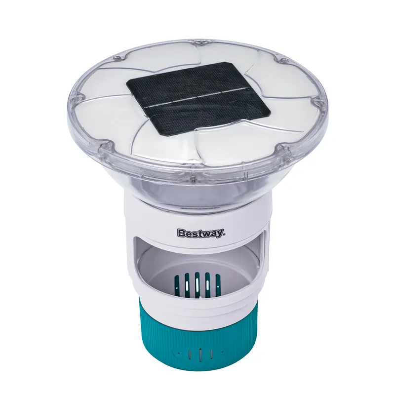 Top-Seller Dosierschwimmer SolarGlow™ mit solarbetriebenem LED Licht Ø 18 x 21,5 cm