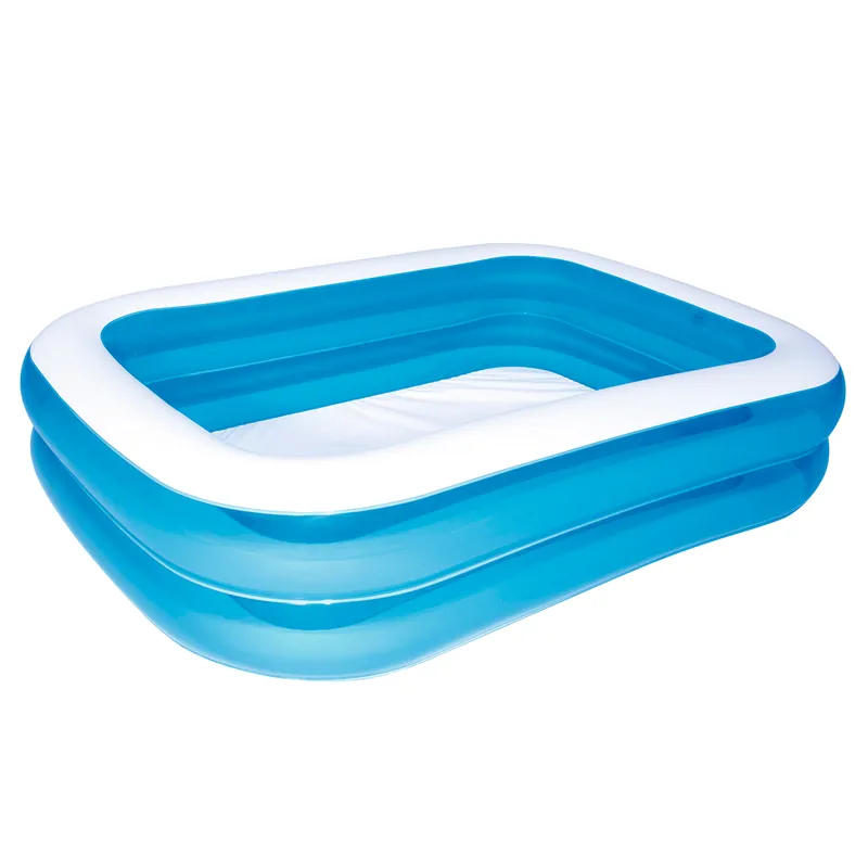 Family Pool 211 x 132 x 46 cm, blau, eckig Expressversand