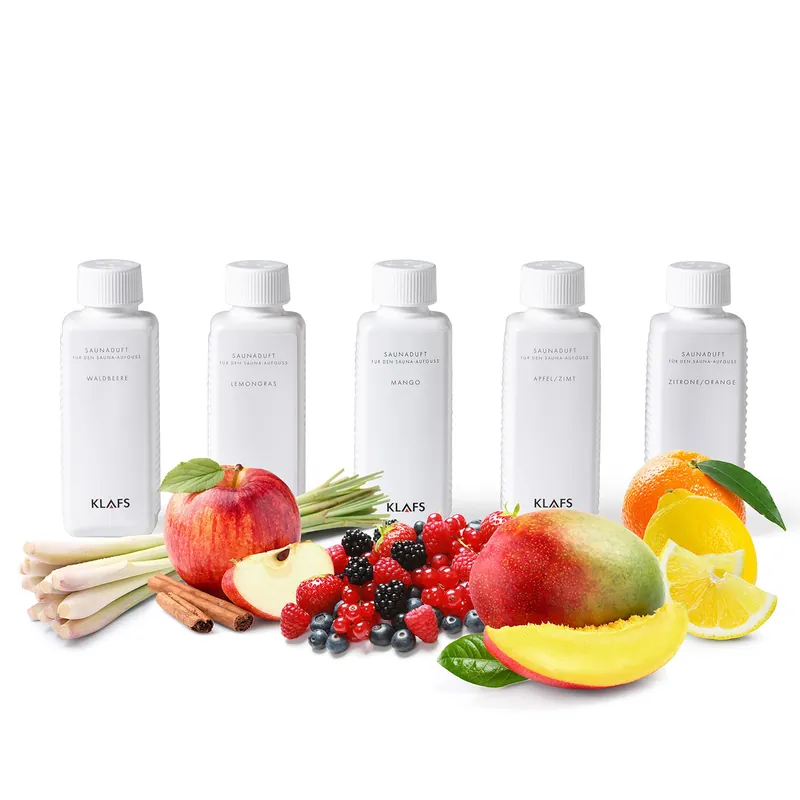 Set fruchtige Saunadüfte für den Aufguss 5 x 250 ml Preisknaller