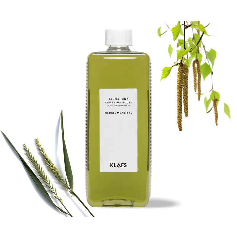 Sauna- und SANARIUM® Duft 1L Heublume/Birke – 100% Ölkonzentrat Schneller Versand