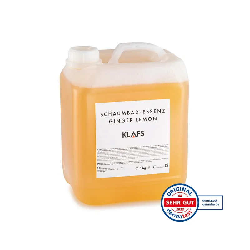 Neuheit Schaumbad-Essenz GINGER LEMON 5L | Schaumdampfbad ESPURO®