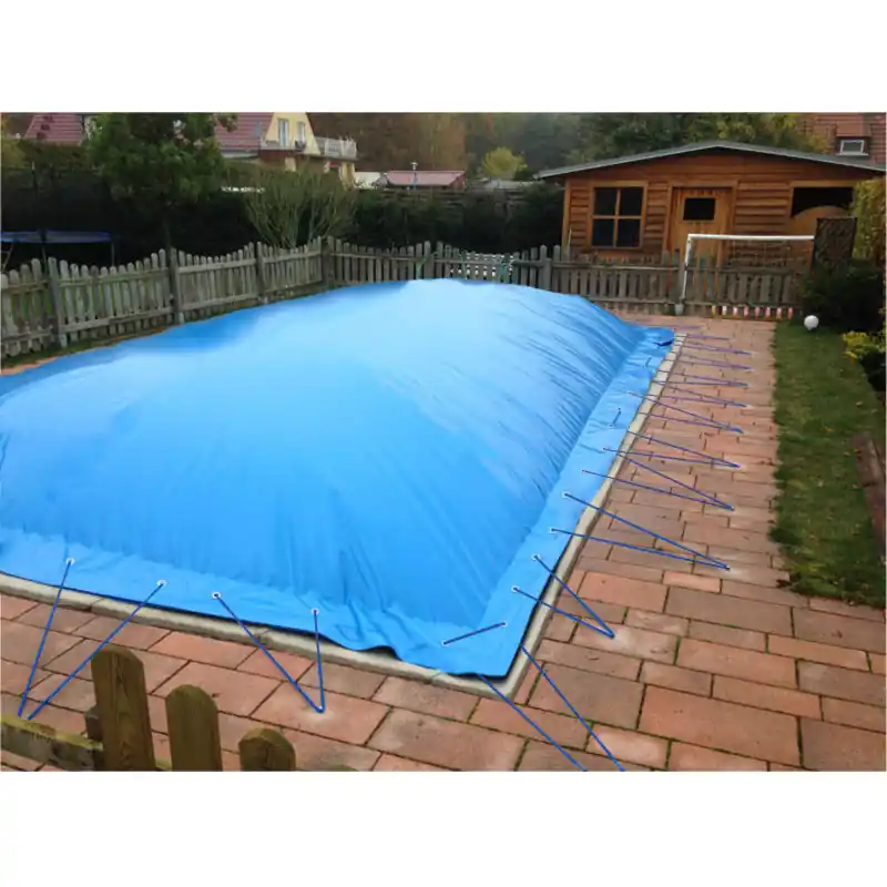 Aufblasbare Poolabdeckung Rechteckbecken 10,00 x 4,00 m Finale Aktion