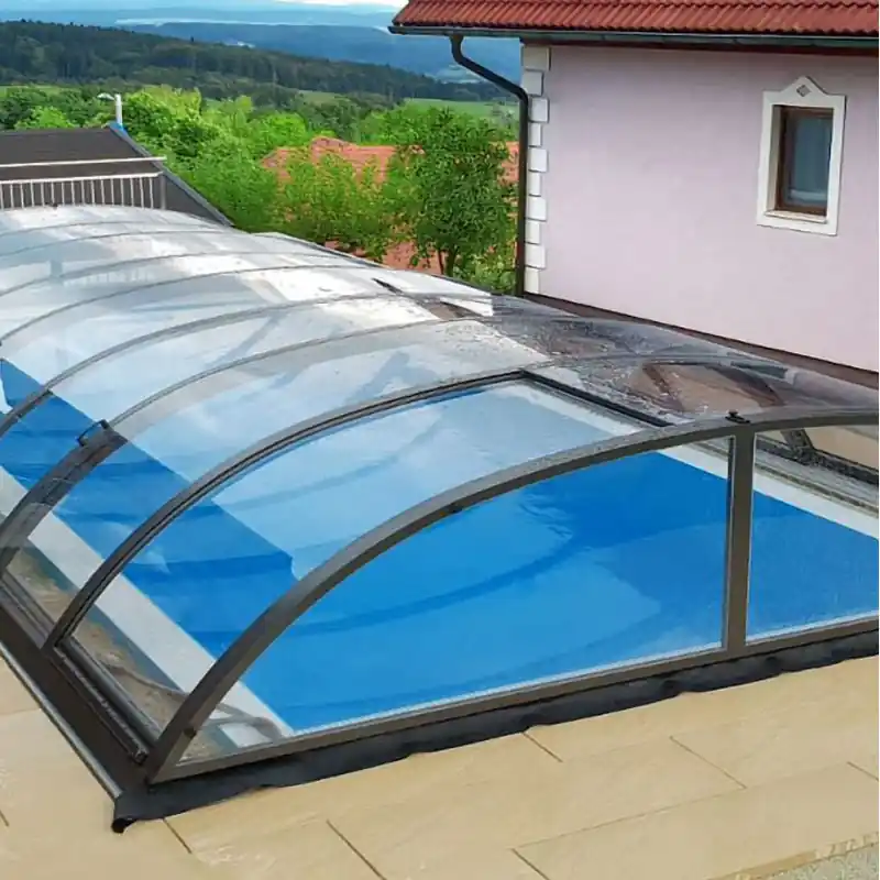 Mountfield Poolüberdachung Compact Clear K3 6,42 x 3,30 x 0,76 m Neuheit