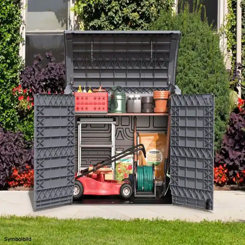 Technikbox gewölbt 145 x 125 x 83 cm Anthrazitgrau Solange Der Vorrat Reicht