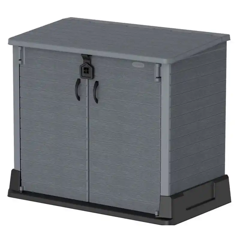 Technikbox 130 x 110 x 74 cm Anthrazitgrau Neu