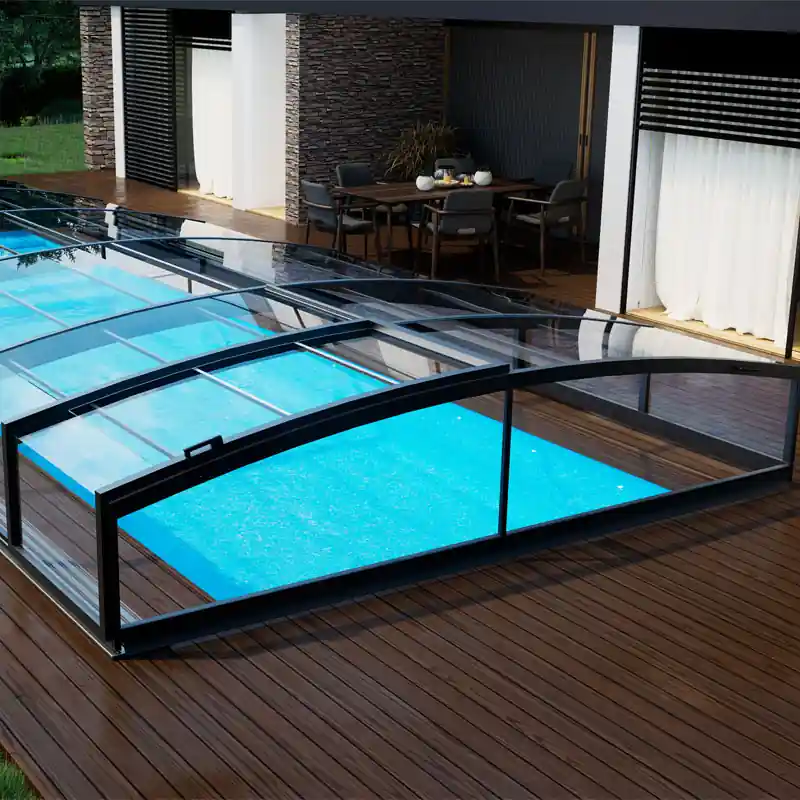 Alukov Poolüberdachung Parade 3,00 x 6,30 m Preiswert