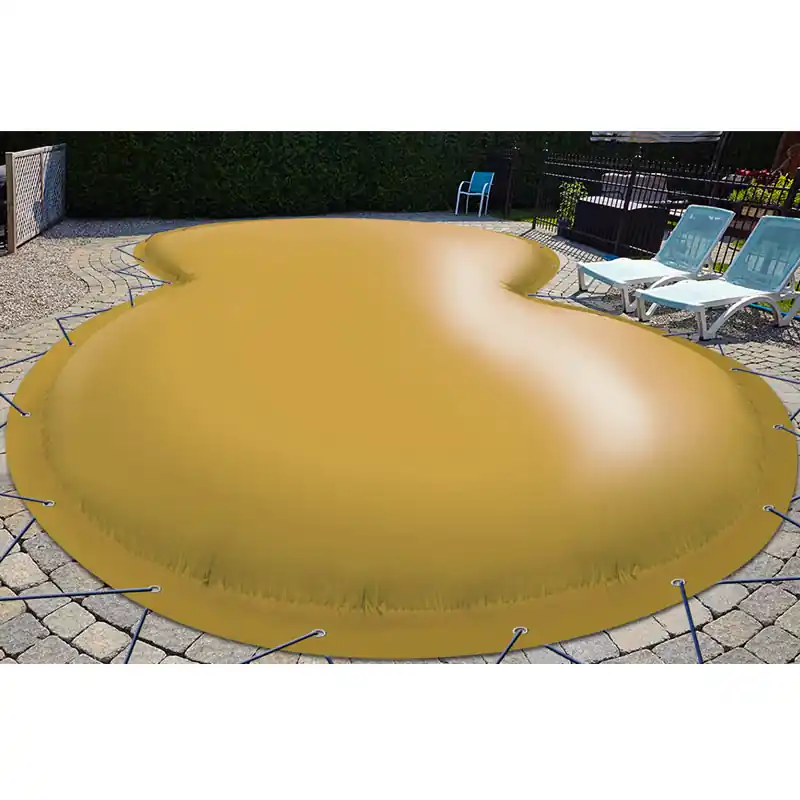 Abverkauf Aufblasbare Poolabdeckung Achtformbecken 6,25 x 3,60 m