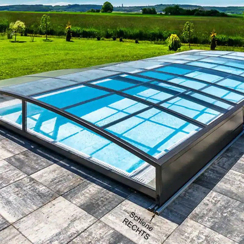 Albixon Poolüberdachung Sydney Clear A 350 x 635 cm Nur Für Kurze Zeit