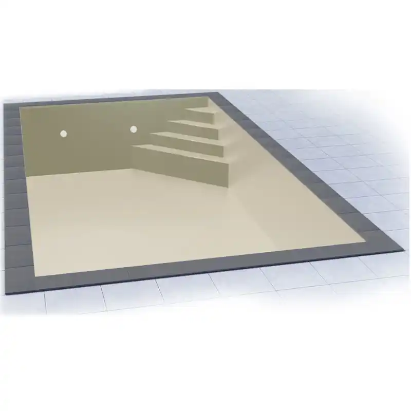 Isotherm Pool Set 8 x 4 x 1,5 m Ecktreppe Oblique Bestseller