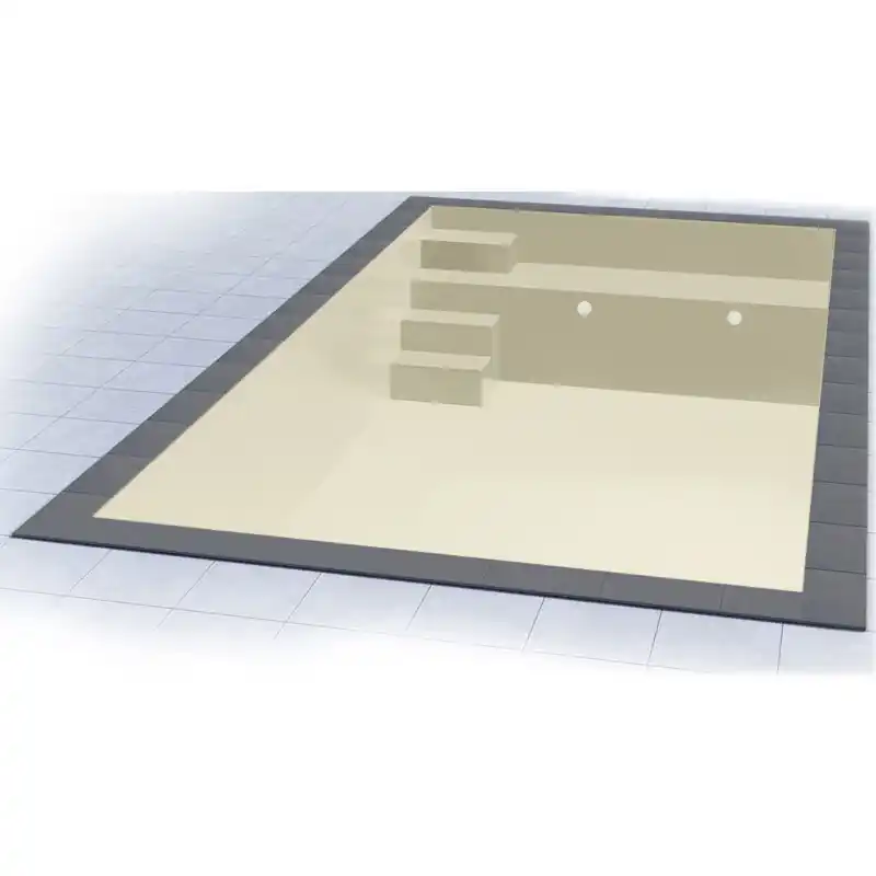 Isotherm Pool Set 7 x 3,5 x 1,5 m Sitzbank und Treppe Versand Am Gleichen Tag