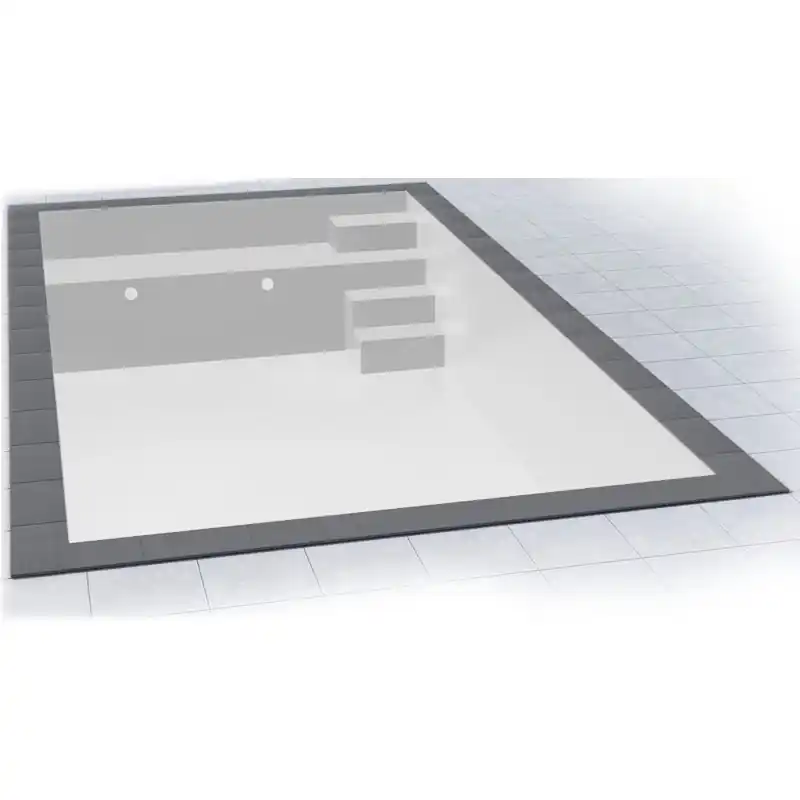 Isotherm Pool Set 8 x 4 x 1,5 m Sitzbank und Treppe Geprüft