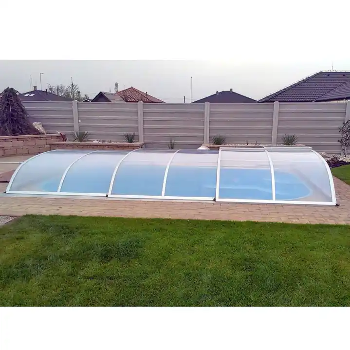 Neu Im Sortiment Albixon Poolüberdachung Dallas A 363 x 635 cm
