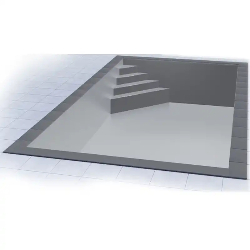 Styropor Pool Einzelbecken 8 x 4 x 1,5 m Ecktreppe Oblique Angebot
