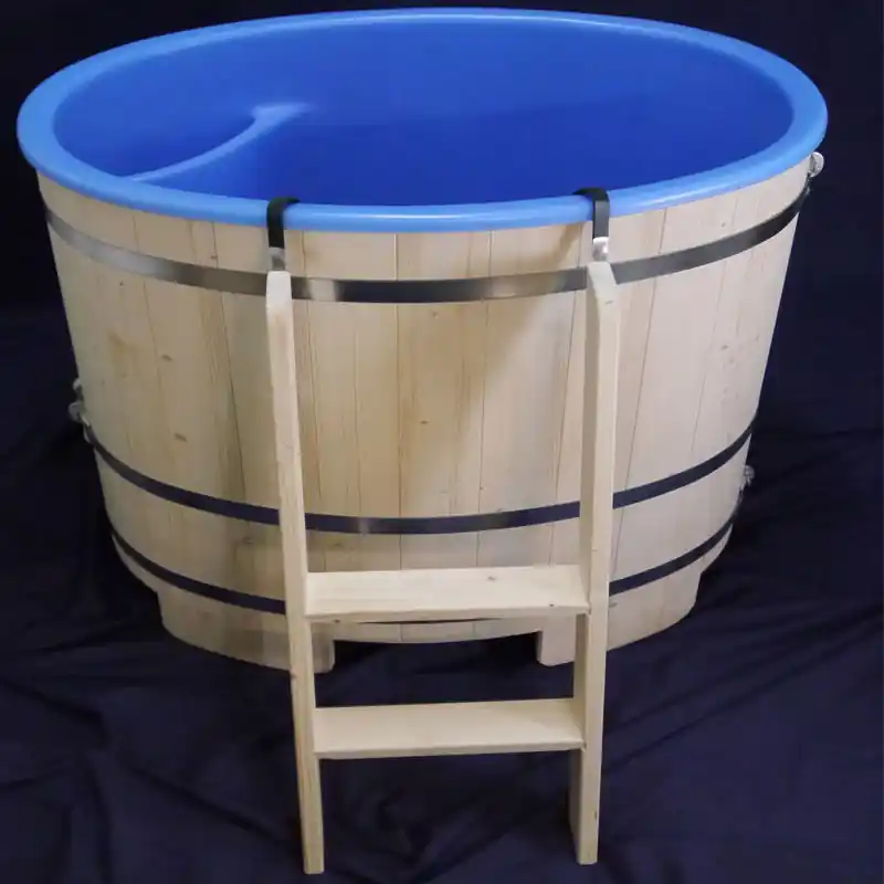 Jetzt Kaufen Sauna Tauchbecken 112 x 79 cm Harzer Kelo Fichte inkl. Einsatz
