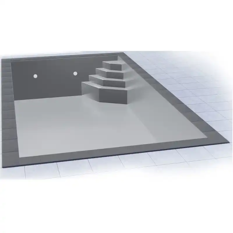 Styropor Pool Set 7 x 3,5 x 1,5 m Ecktreppe Smaragd Neue Kollektion