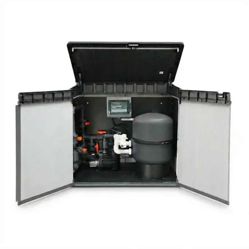Pool Technikbox Vormontierte Technik 141 x 82 x 123,5 cm Abverkauf