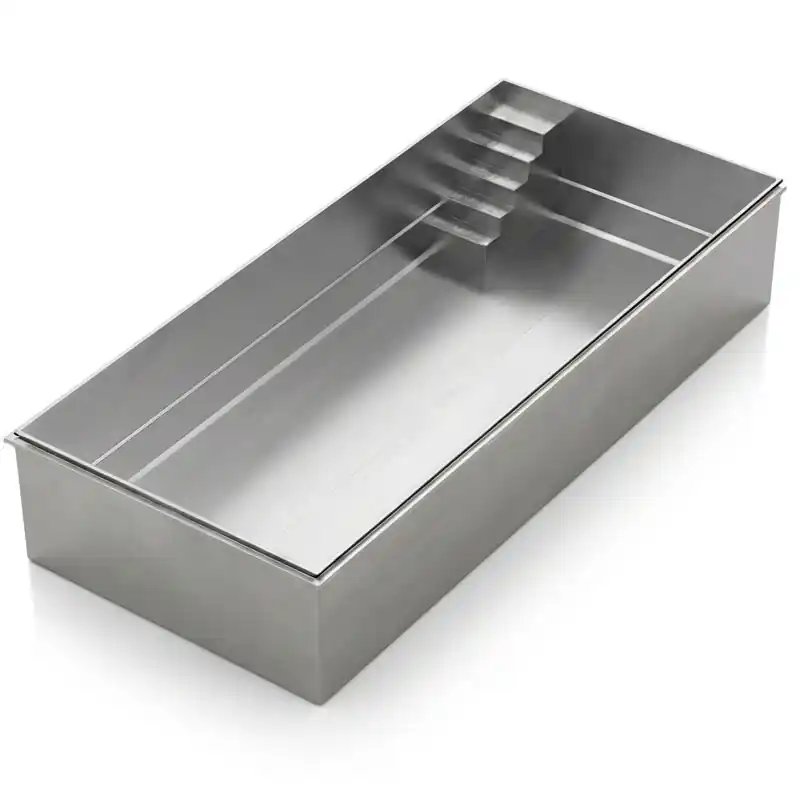 Top-Preis Edelstahl Skimmerpool 8,00 x 3,00 m