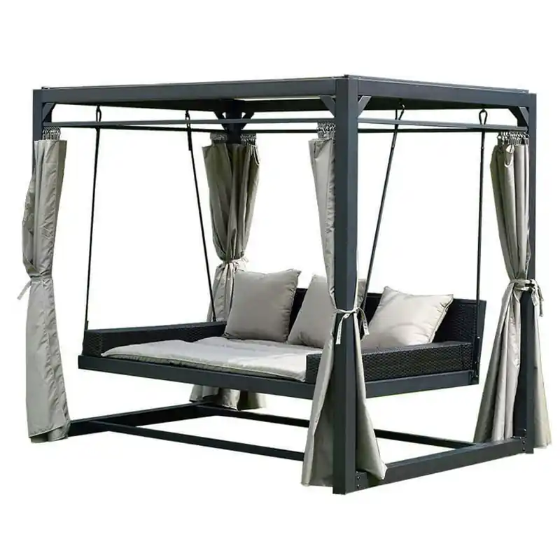 Pavillon Gartenliege Provence ca. 236 x 180 x 210 cm Echt
