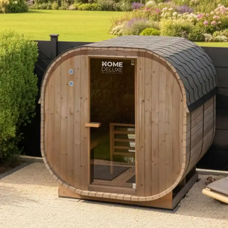 Markenprodukt Saunafass Cube M 184 x 120 cm für 2 Personen