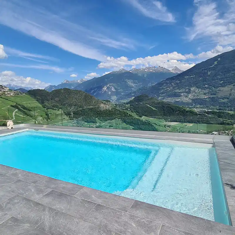 GFK Polyesterpool Plaisance 500 mit Liegefläche Bestseller
