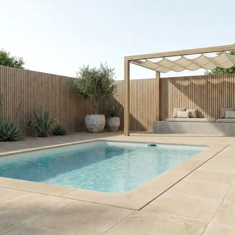 Günstig GFK Polyesterpool Mini Kare 3,15 x 3,15 x 1,40 m