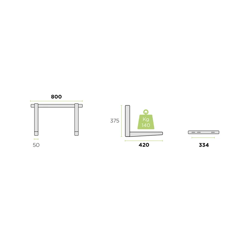 Rodigas MS253 Wandkonsole Klimagerät Klimaanlage 800x465mm Halterung Poolheizung Saisonangebot