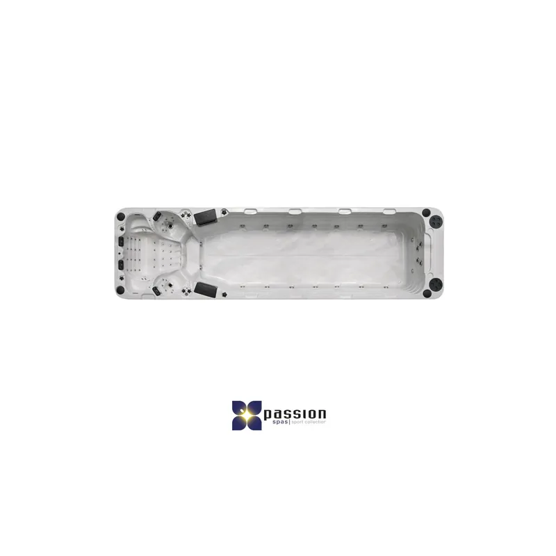 Expressversand Passion Spas by Fonteyn Whirlpool SwimSpa Aquatic 6 | 780 x 220 x 155