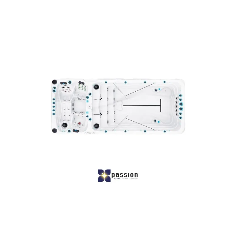 Passion Spas by Fonteyn Whirlpool SwimSpa Spirit Deep | 540 x 228 x 152 Schnäppchen