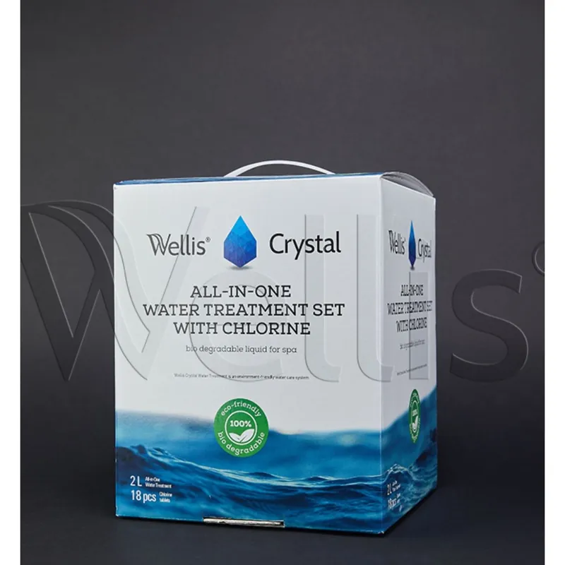 Günstig WELLIS Chemikalien SET Crystal Bioflüssigkeit EXP Wasseraufbereitung mit Chlor