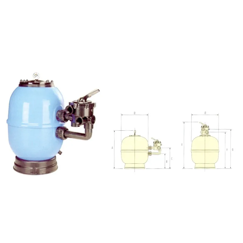 Mehrschichtige Sandfilteranlage Sandfilter Lisboa 500 mm, 9 m3/h Jetzt Kaufen