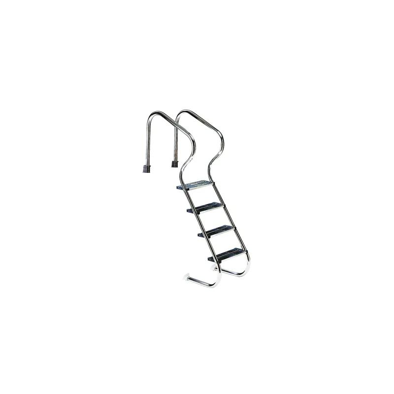 Stainless Steel Leiter Poolleiter COMFORT 4-steps - for pool over 1.30m max Wasserhöhe Versand Am Gleichen Tag