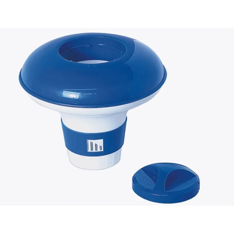 Angebot Chlor Dosierschwimmer Ø 12cm blau/weiß klein Pool Schwimmbad