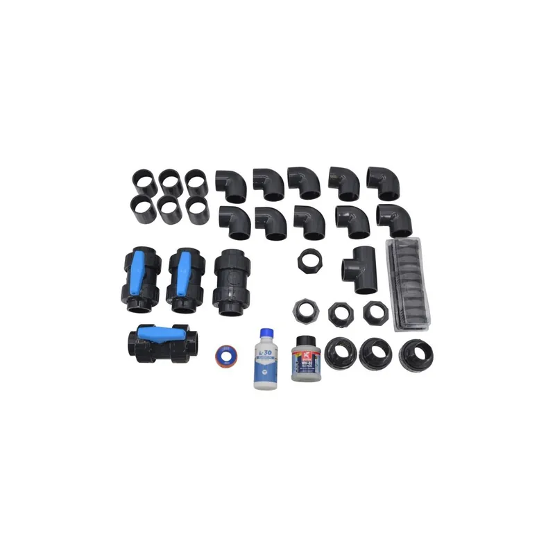PVC-Anschlussset f. 1 Skimmer u- 2 x Einlaufdüsen Online Kaufen