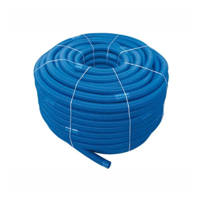 Kracherpreis Schwimmbadschlauch NW 32 mm | Rollenlänge 50,8 m | Muffenabstand 1,54 m | Blau