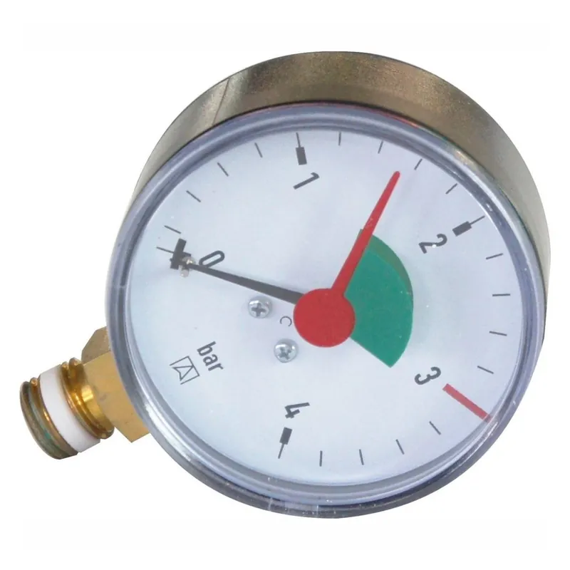 Manometer Ø 63 mm selbstdichtend | Anschluß seitlich 1/4" Begrenztes Angebot
