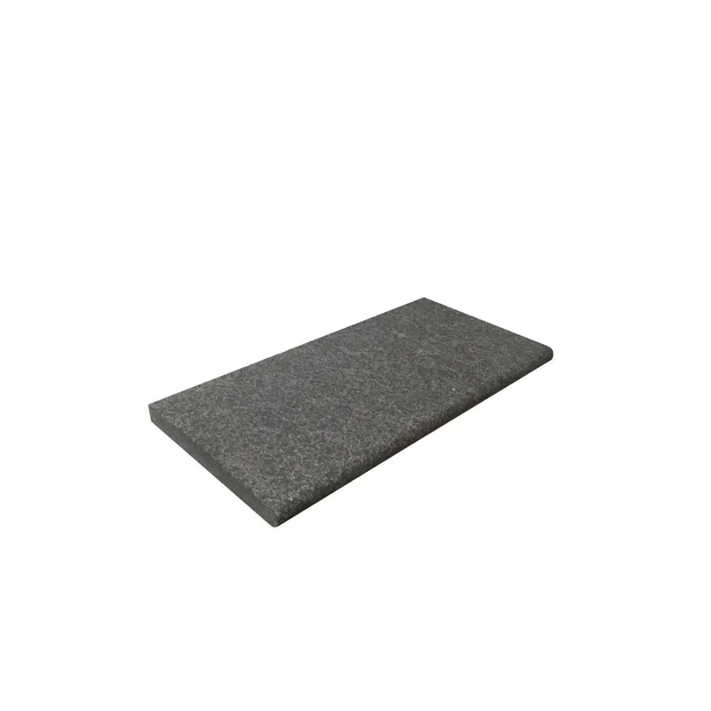 Bestpreis Scandi Roc Natura Beckenrandstein Set | Kiruna | Mountain Black | Ovalbecken 530 x 320 cm