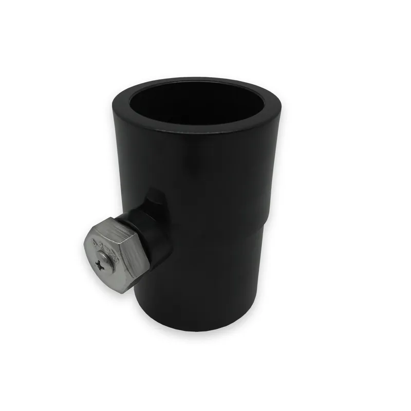 Günstig Anschluss-Adapter mit Erdklemme Schwarz