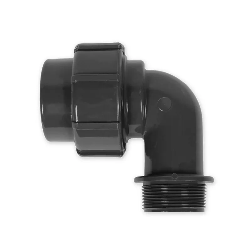 Direkt Vom Hersteller FlexFit Übergangswinkel 90° | Ø 50 mm x 1 1/2" | Klemm x AG und O-Ring