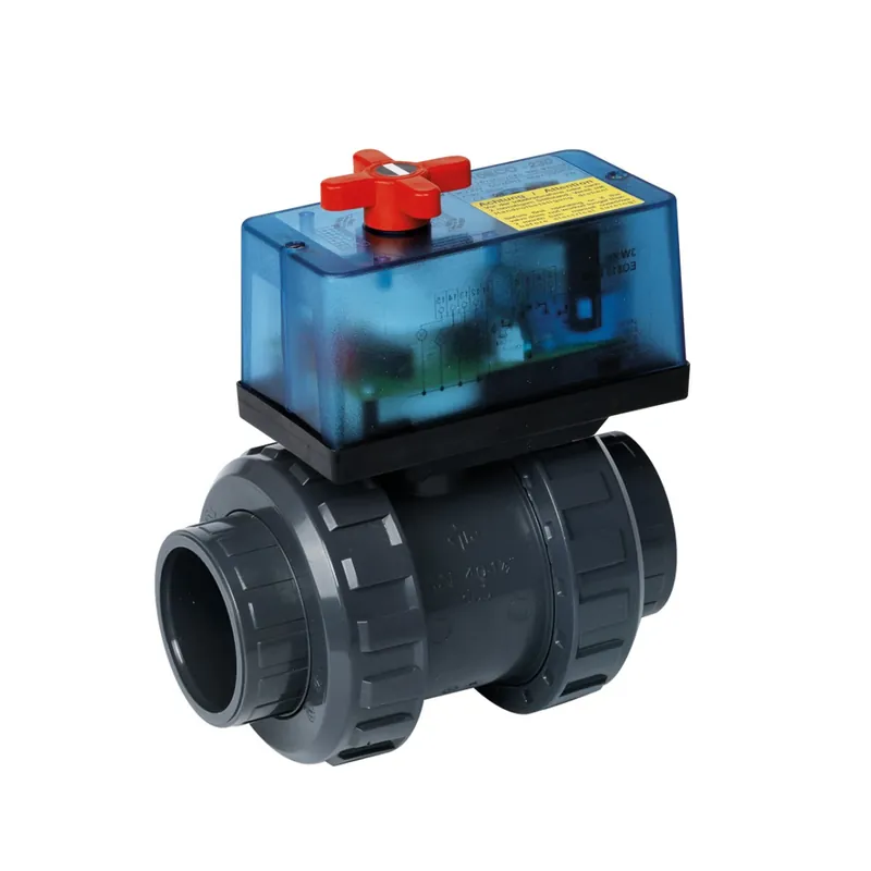 Neu Im Sortiment Praher 2-Wege elektrischer Stellantrieb mit Kugelhahn S6 | Ø 63 mm