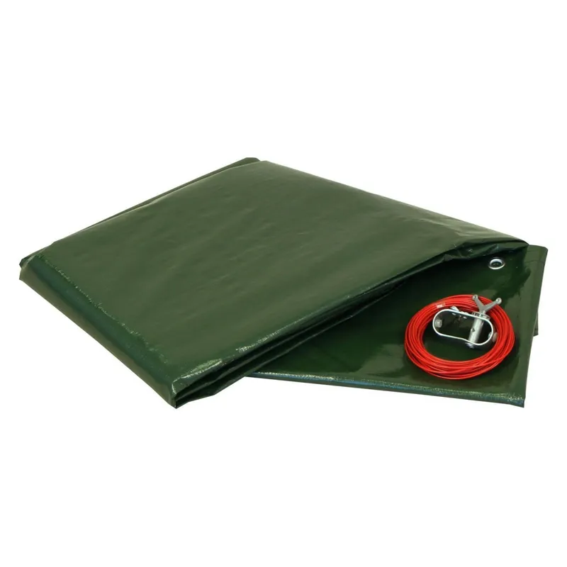 Direktkauf PEB Winterabdeckplane 90 g/m² Rund 500 cm Rundbecken Poolabdeckung