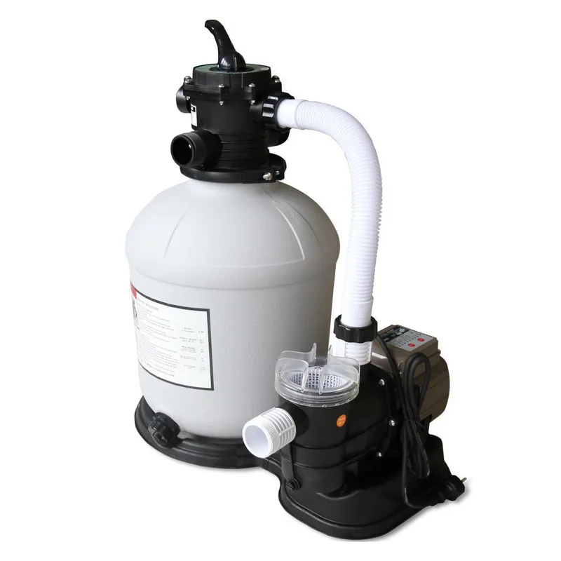 Neu Im Sortiment Sandfilteranlage Trend Top Ø 400 mm | Filterpalette | Grau | 10,5 m³/h Pumpe
