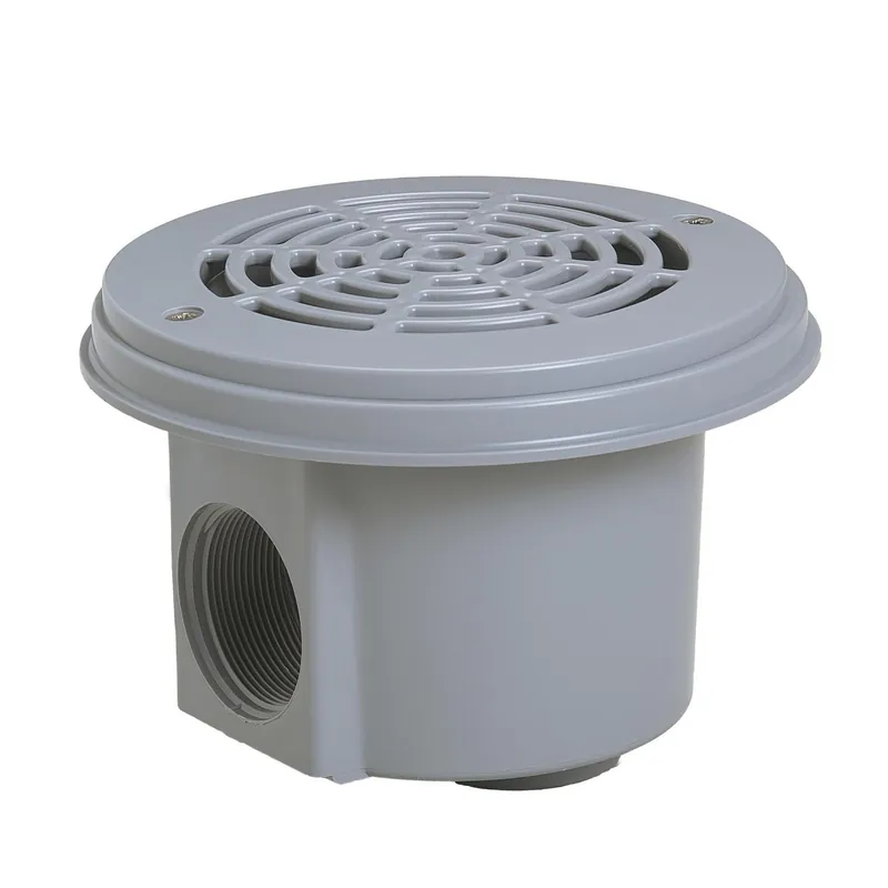 Sale Hayward Bodenablauf Premium für Folienbecken Ø 21 cm | Hellgrau