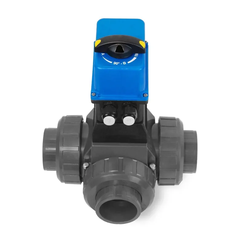 Praher 3-Wege elektrischer Kugelhahn S4 | Ø 63 mm Billig