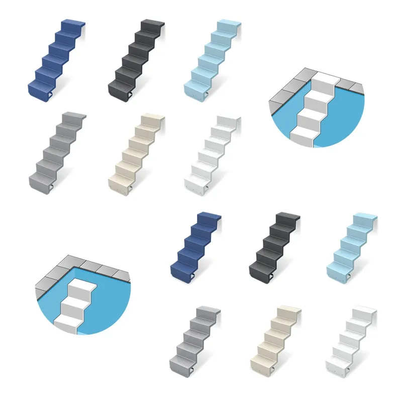 Treppe Eleganz 60, versch. Farben, versch. Befestigung Jetzt Kaufen
