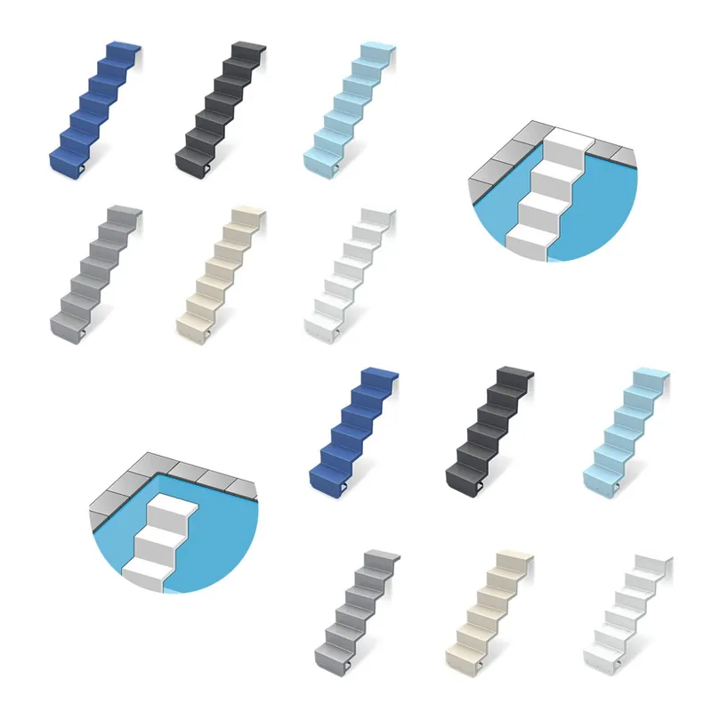 Online Kaufen Treppe Eleganz 80, 6-stufig, versch. Farben, versch. Befestigung