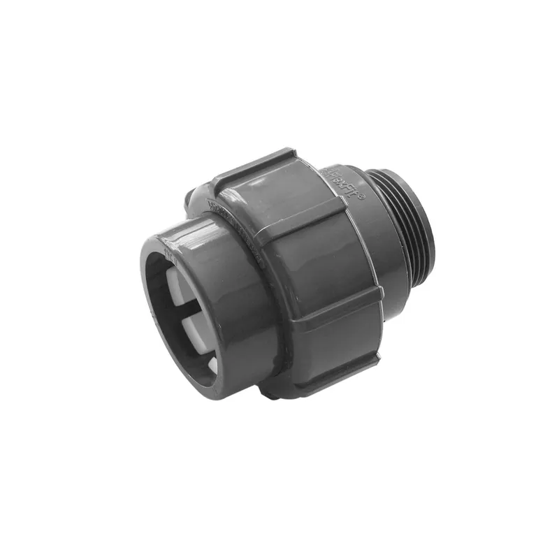 FlexFit Übergangsverschraubung Ø 50 mm | Klemm x 1½" AG und O-Ring Rabatt