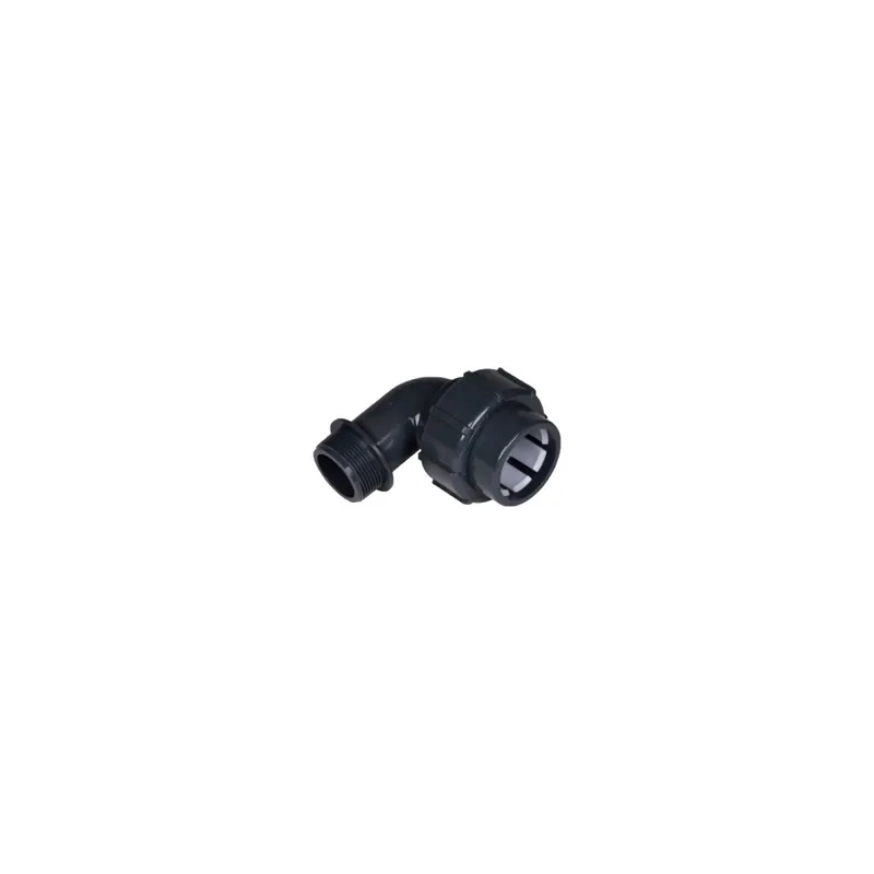 FlexFit Übergangswinkel 90° I Ø 63 mm x 2" | Klemm x AG und O-Ring Aktuell