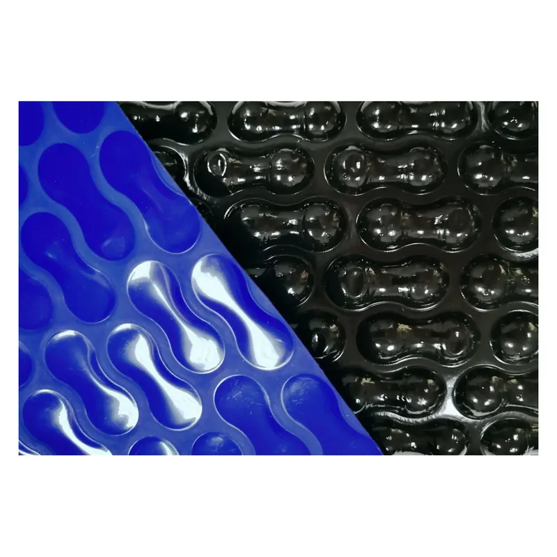 Sonderangebot Sonderanfertigung Geo Bubble™ Sommerabdeckplane 400µ | Blau / Schwarz | Basic